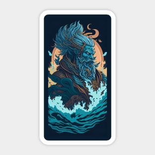 POSEIDON WALL ART Sticker